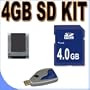 4GB SD / HC Memory Card Secure Digital BigVALUEInc Accessory Saver Bundle for Fuji / Fujifilm Finepix Cameras