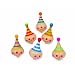 Small Foot Company 6138 - Kreisel Clown, 6er Set