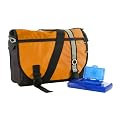 DadGear Courier Stripe Diaper Bag - Orange