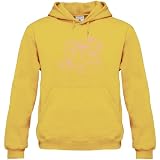 Sewing Machine Unisex Hooded Sweatshirt, Used Gold, L