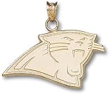 Carolina Panthers Solid 14K Gold Panther Head 5/8'' Pendant