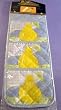 Kitchen Decorative Hangable Yellow Pear 3 pocket Organizer