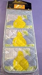 Kitchen Decorative Hangable Yellow Pear 3 pocket Organizer
