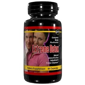 Powernutra Extreme Detox Capsules - Natural Colon Cleanse and Body Detoxification