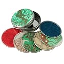 Circuit Board Coasters In Tin, Set Of 6