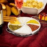 Godinger Siena Six-Section Relish Server