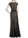 Miusol® Women's Elegant Floral Lace Cap Sleeve Slim Long Bridesmaid Maxi Dress