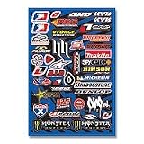 ONE INDUSTRIES 2009 SPONSOR LOGO DECAL SHEET (12MM)