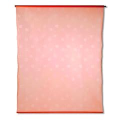 DUSCHROLLO ROLLO MIT MUSCHELMOTIV IN TERRACOTTA 140cm breit x 240cm lang
