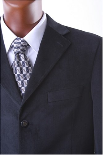 Men's Single Breasted 3 Button Black Sport Coat, Dual Side Vents, New For The Season!