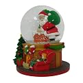 Water Globe - Santa w/ Chimney