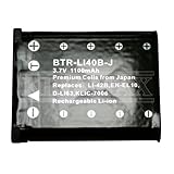 1100mAh LI-40B / EN-EL10 Battery for Olympus Stylus 700, 710, 720SW, 725SW, 730, 740, 750, 760, 770SW, 780, 790SW, 820, 830, 840, 850SW, 1200, FE-240, FE-250, FE-280, FE-290, FE-300, FE-340, FE-350; Nikon Coolpix S200, S210, S500, S510, S520, S600