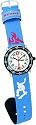 Scout - 280378035 - Montre Enfant - Garçon - Quartz analogique - Bracelet Cuir et Tissu - Boitier Acier