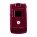 Motorola Razr V3 Crystal Transparent Pink Plastic Clip on Cover