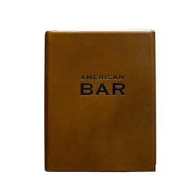 American Bar: The Artistry of Mixing Drinks - Leather Bound Book - Polished Calfskin