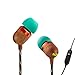 House of Marley EM-JE001-RA Smile Jamaica Jammin' In-Ear Headphone with 1-Button Mic - Rasta