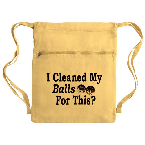 Cobra Golf Bags:Messenger Bag Sack Pack Yellow Golf Humor I Cleaned My Balls For This Images