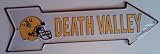 LSU Death Valley Metal Arrow Sign