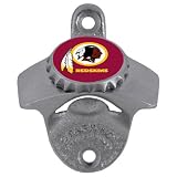 Washington Redskins Wall Mounted Bottle Opener - NFL Football - Fan Shop Sports Team Merchandise