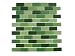 Green Mosaic Subway Glass Tile
