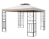 Eigenschaften   / Gartenpavillon Romantika mit beigem Dach