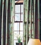 Review Plow & Hearth  / Double Width Cabbage Rose Tab Top Curtains, 84