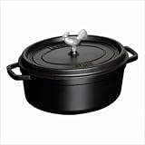 Staub 6Quart Coq Au Vin, Black Matte