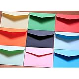 ONOR-Tech Pack of 50 Sweet Cute Lovely Mini Envelope for Wedding, Birthday Party (117x82mm)