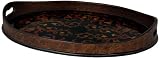 Lucca Reverse Painted Glass Tray
