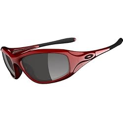 Oakley Encounter Women's Active Race Wear Sunglasses - Metallic Red/Grey