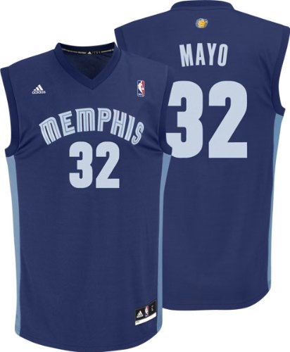 O.J. Mayo Navy Adidas Revolution 30 NBA Replica Memphis Grizzlies Youth Jersey
