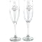 25th Anniversary Set of 2 Toasting Flutes