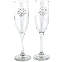 25th Anniversary Set of 2 Toasting Flutes