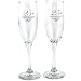 25th Anniversary Set of 2 Toasting Flutes