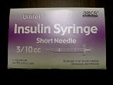 Insulin Syringe, 3/10 cc, 30 gauge, box/100