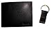 Men's Calvin Klein Wallet Black Leather Passcase w/ Key Chain Set