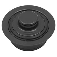 Flat Black Kitchen Sink Garbage Disposal/Disposer Drain Stopper Plug