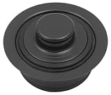 Flat Black Garbage Disposal Drain Stopper INSINKERATOR