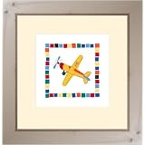 Aeroplane framed art print by Sophie Harding