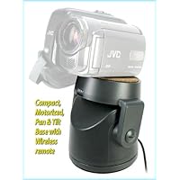 Motorized Pan/Tilt Head for Camcorder w/Wireless Remote and Wall Mount