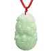 Natural Grade A Jadeite Jade Hand Carved Chinese Zodiac Amulet Pendant Necklace - Horse
