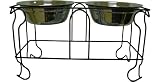 BRAND NEW PET DOUBLE DINER 18.5 x 9 x 10 -- DDB10
