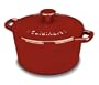 Cuisinart CI630-20CR Chef's Classic Enameled Cast Iron 3-Quart Round Covered Casserole, Cardinal Red