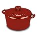 Cuisinart CI630-20CR Chef's Classic Enameled Cast Iron 3-Quart Round Covered Casserole, Cardinal Red