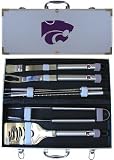 NCAA Kansas State Wildcats 8pc. BBQ Set w/Case