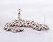TrendyWorld Lady's Leaf Shape Crystal Resin Ear Cuff Left Ear