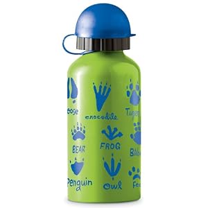 Stainless Steel Drinking Bottle (Animal Tracks) By Crocodile Creek