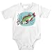 Onesie with trout, hunting, fish, fishing, animal