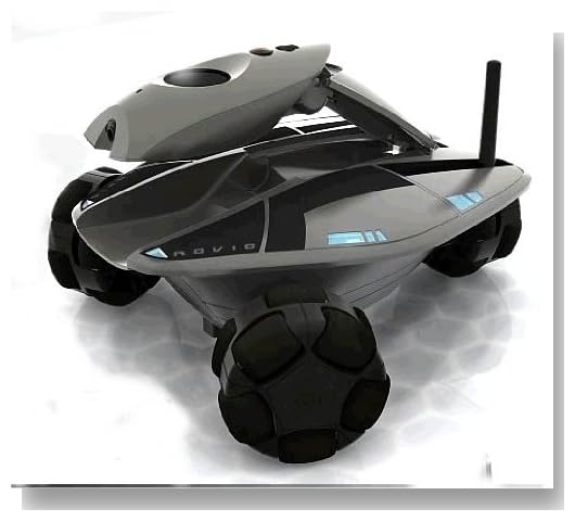 iPhoneやPCで遠隔操作できる 自律機能搭載 新型ラジコン ROVIO 未来型監視ロボ 自走式IPネットワークカメラ マイク スピーカー搭載