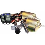 Shaved Handle Door Popper Kit w/ Car Alarm 2-Door 80LB